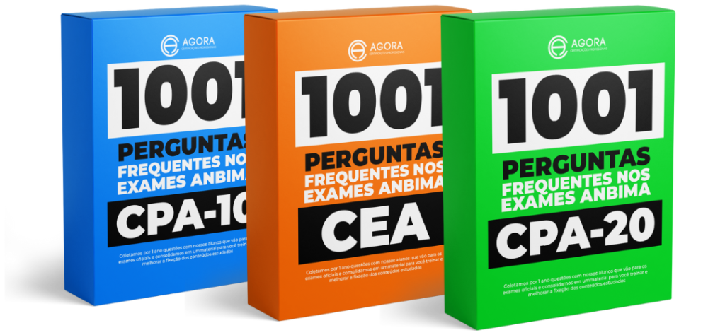 1001 perguntas cpa 20 CPA AGORA Curso Preparatório Anbima